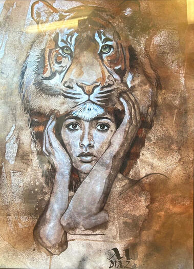 Watercolor and Ink on Paper, Print